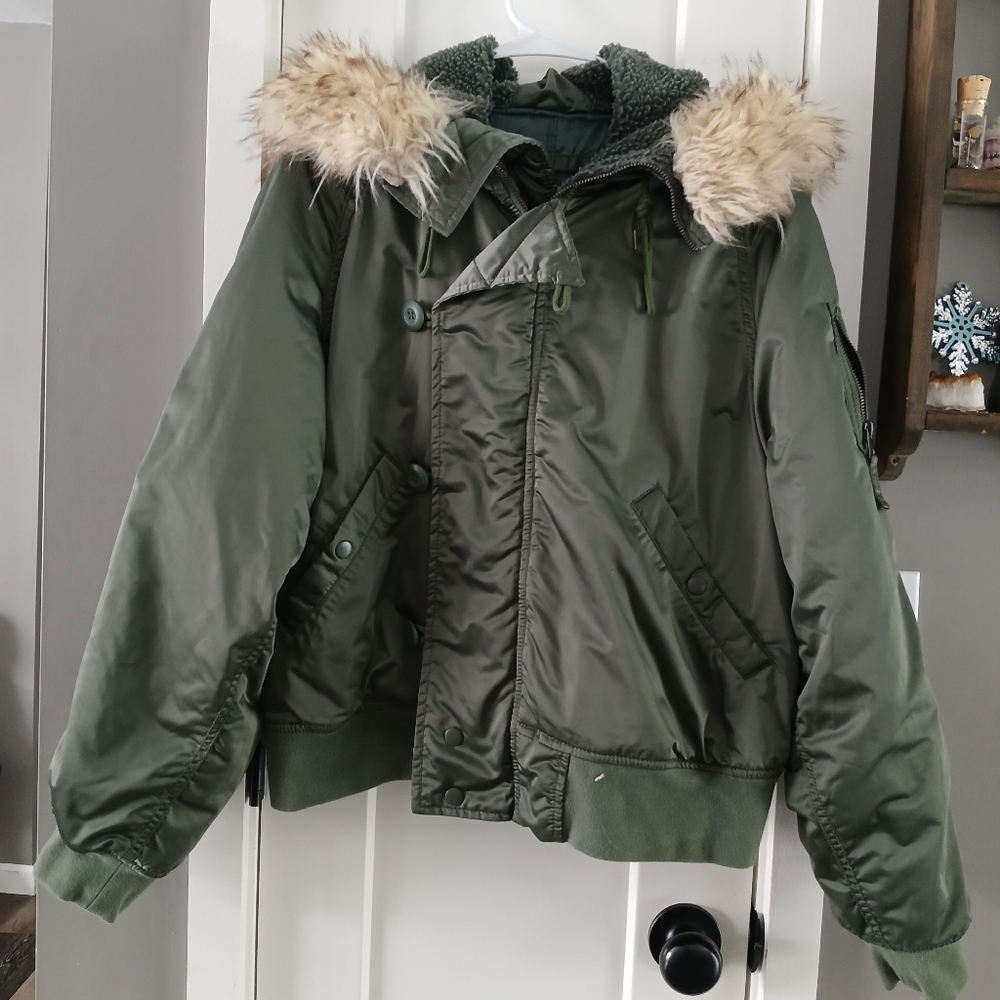 AMERICAN EAGLE WOMEN WINDBREAKER JACKET